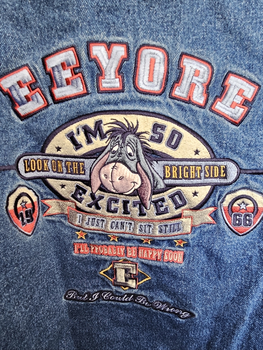50th Anniversary Eeyore Denim Jacket - Picture 3 of 7